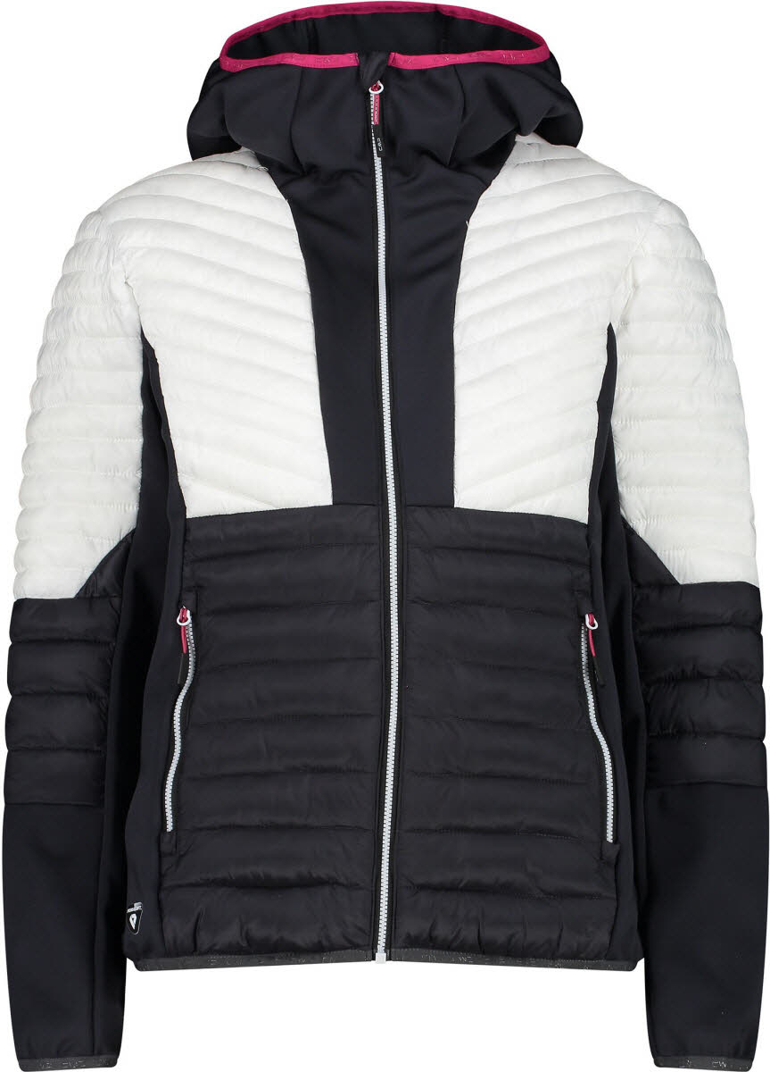 WOMAN JACKET FIX HOOD HYBRID