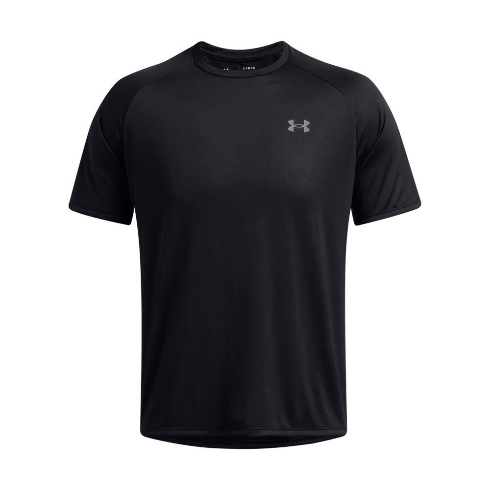 UA Tech 2.0 SS Tee-BLK,Black/Gr