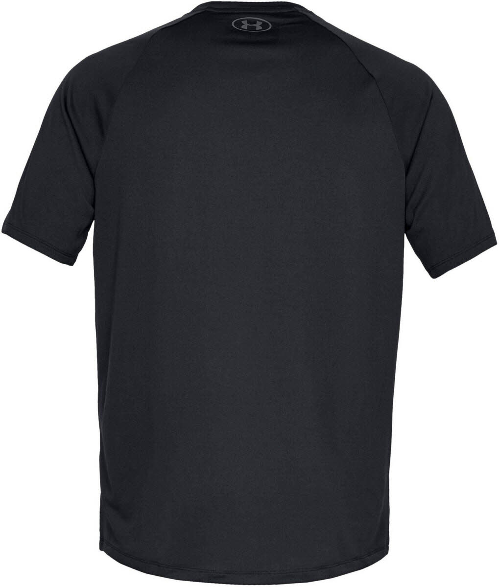UA Tech 2.0 SS Tee-BLK,Black/Gr