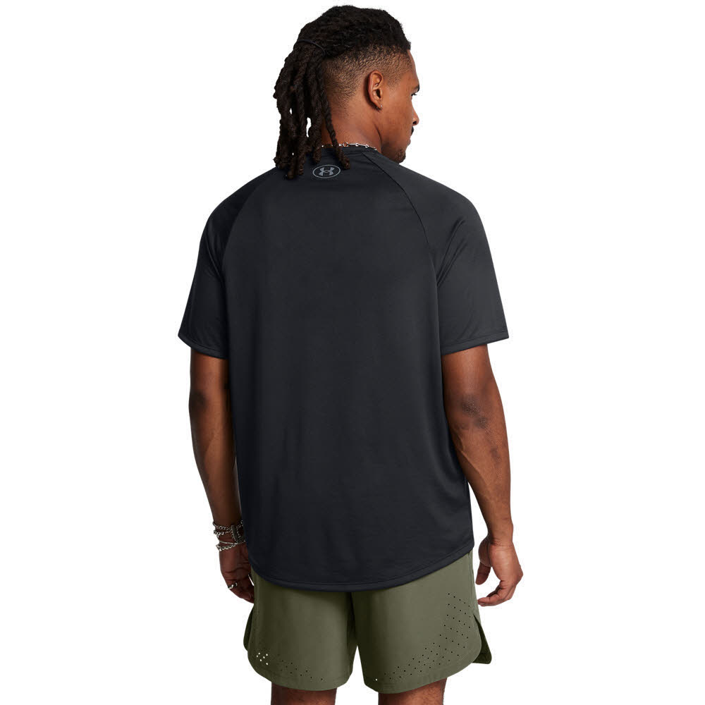 UA Tech 2.0 SS Tee-BLK,Black/Gr